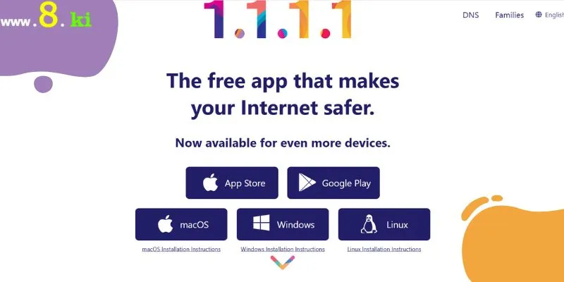 Cài đặt 1.1.1.1 tránh bị chặn